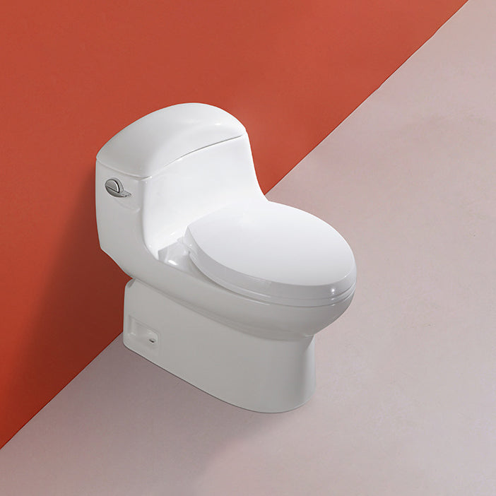 Traditional Seat Included One Piece Toilet Floor Mounted Toilet Bowl for Washroom