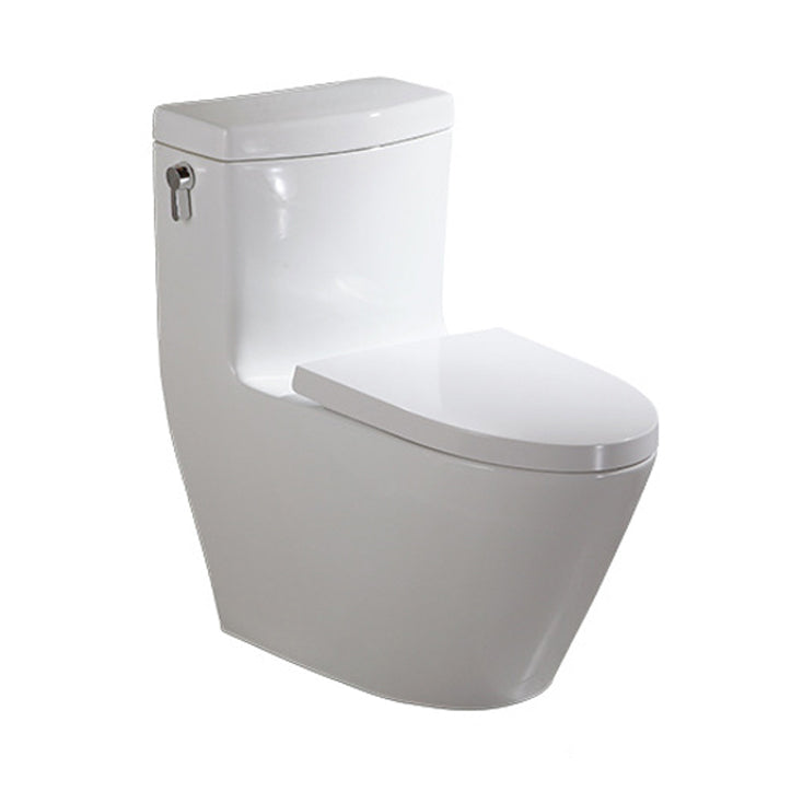 Traditional Seat Included One Piece Toilet Floor Mounted Toilet Bowl for Washroom