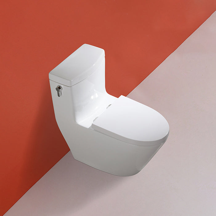 Traditional Seat Included One Piece Toilet Floor Mounted Toilet Bowl for Washroom