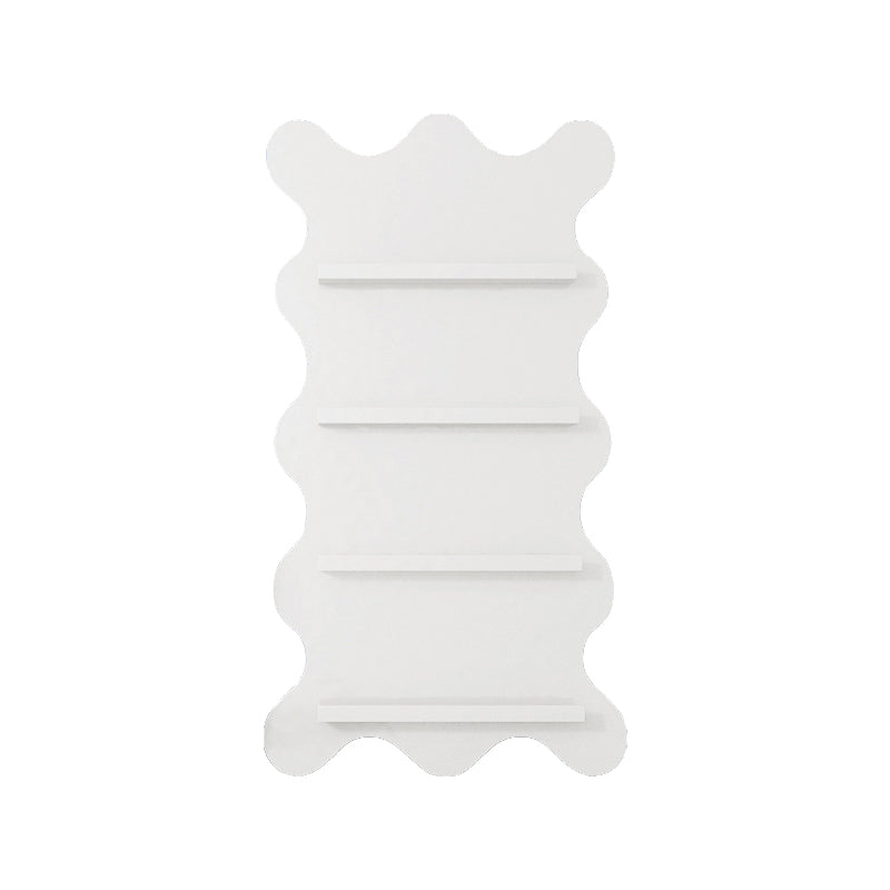 Urban Etagere Metal Bookshelf Closed Back Vertical Bookcase for Living Room