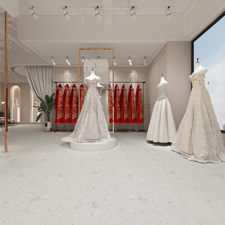 Slip Resistant Laminate Plank Flooring Stain Resistant Laminate for Clothing Store