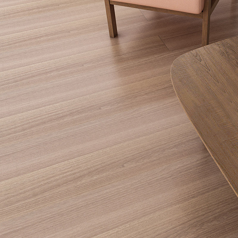 Modern 8" X 48" X 15mm Natural Solid Wood Laminate Flooring, Click-Lock, Waterproof