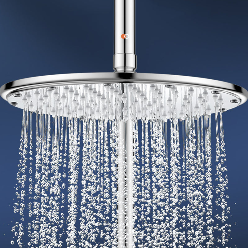 Modern Shower System Handle Lever Wall Mounted Copper Shower System