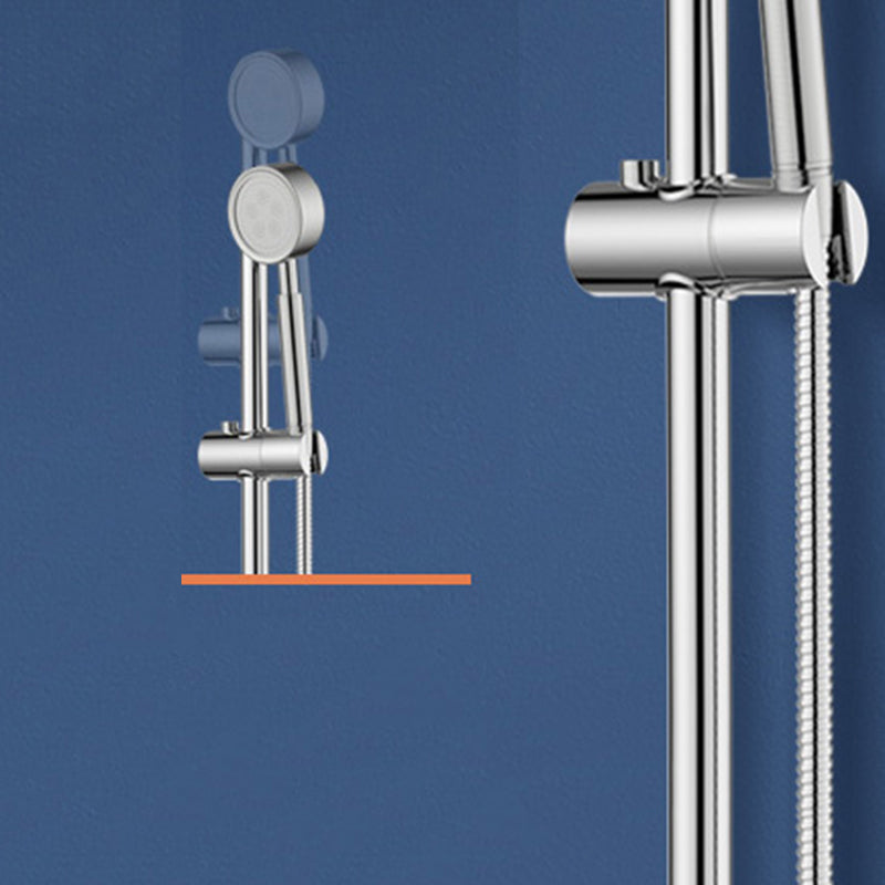 Modern Shower System Handle Lever Wall Mounted Copper Shower System