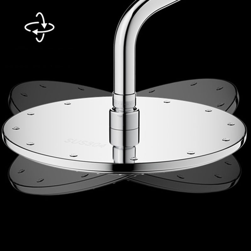 Modern Shower System Handle Lever Wall Mounted Copper Shower System