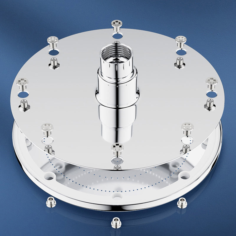 Modern Shower System Handle Lever Wall Mounted Copper Shower System