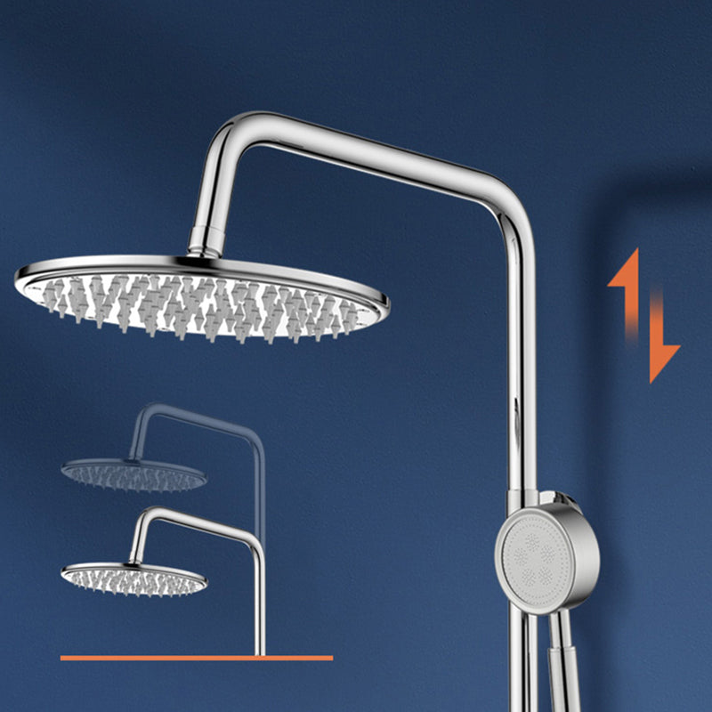 Modern Shower System Handle Lever Wall Mounted Copper Shower System