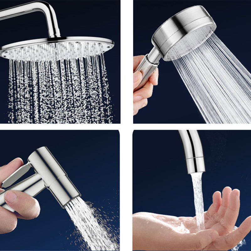 Modern Shower System Handle Lever Wall Mounted Copper Shower System