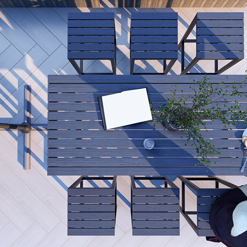 Modern Bar-height Table with Metal Base Bar Table for Outdoor