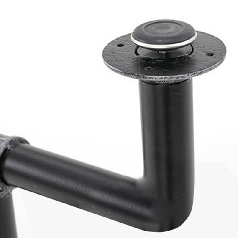 Modern Pub Height Dining Table Iron Solid Wood Pub Table for Patio