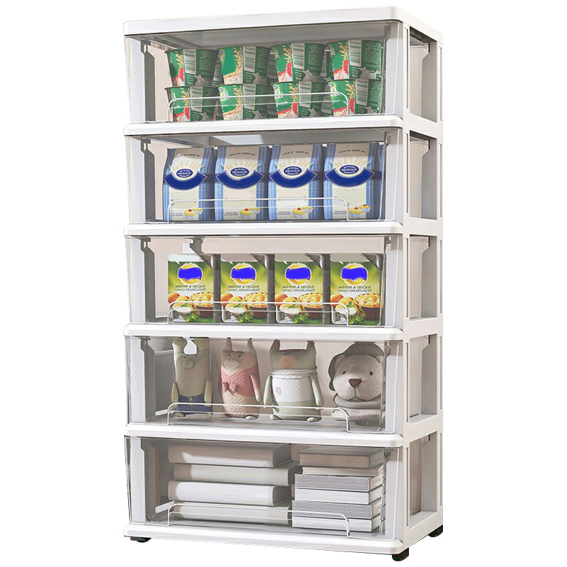 Contemporary Storage Cabinet with Legs 5-drawer Wardrobe Armoire