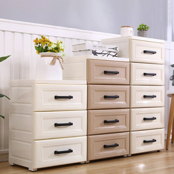 Contemporary 5-drawer Storage Cabinet Plastic Wardrobe Armoire