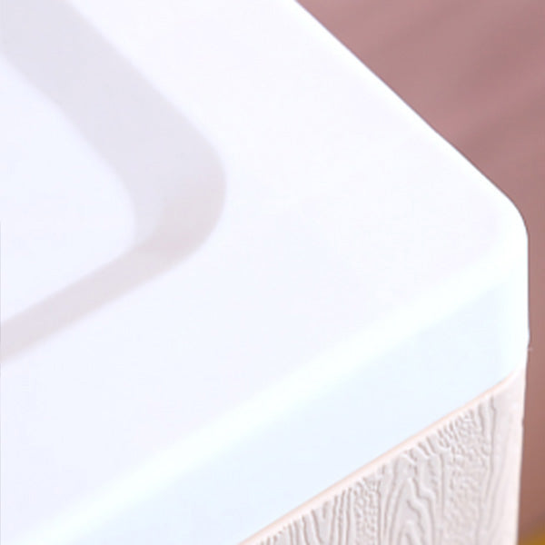 Plastic 5-drawer Storage Cabinet Modern Wardrobe Armoire with Legs