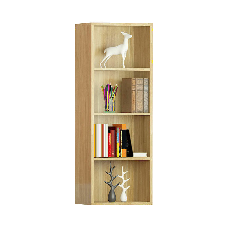 Light Wood Finish Non-Hanging Armoire Modern Storage Cabinet for Home
