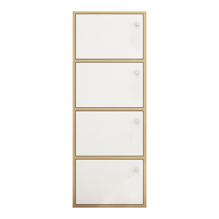 Light Wood Finish Non-Hanging Armoire Modern Storage Cabinet for Home