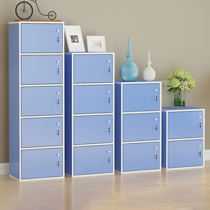 Light Wood Finish Non-Hanging Armoire Modern Storage Cabinet for Home