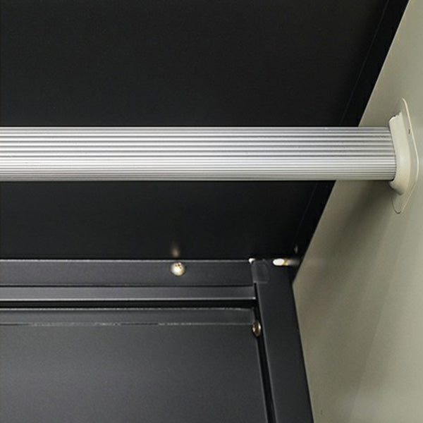 Modern Metal Wardrobe for Home Matte Finish Cabinet with Hinged Doors