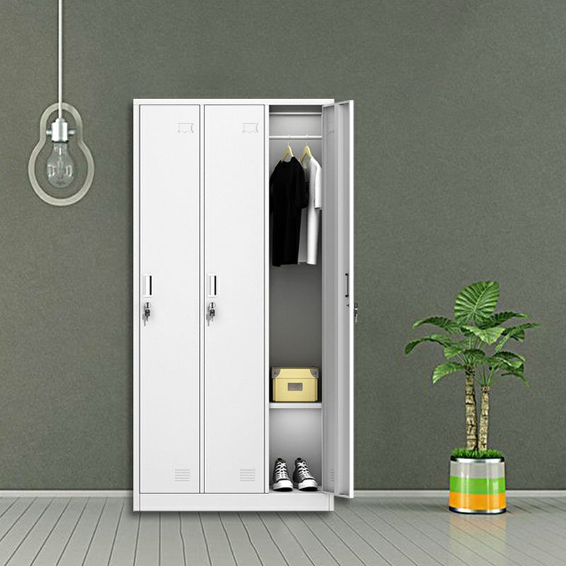 Hinged Door Storage Cabinet for Home Contemporary Metal Cabinet