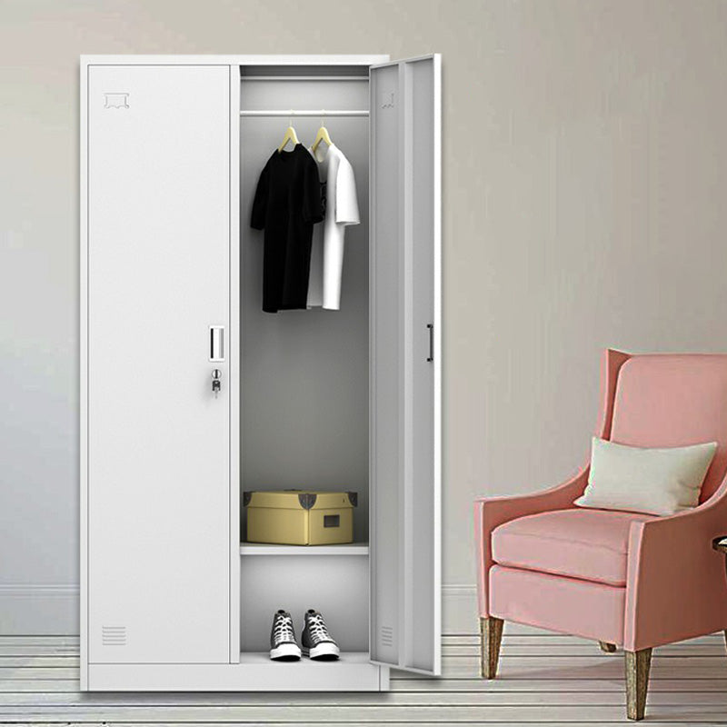 Hinged Door Storage Cabinet for Home Contemporary Metal Cabinet
