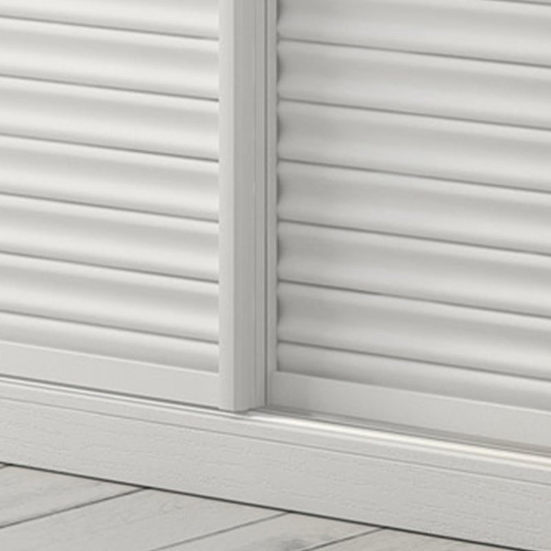 Modern Storage Cabinet with Sliding Doors Manufactured Wood White Cabinet for Bedroom