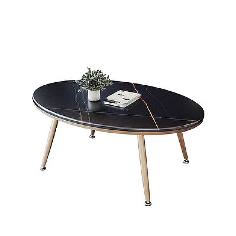 Luxurious Slate Coffee Table 1 Single Cocktail Table with Storage