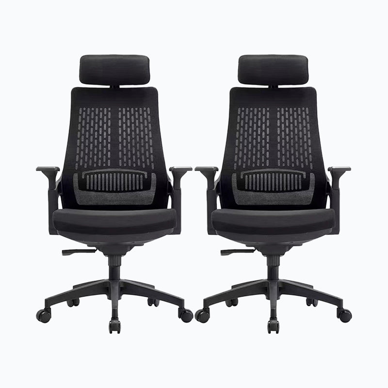Modern Arms Included Swivel Chair High Back Ergonomic Task Chair