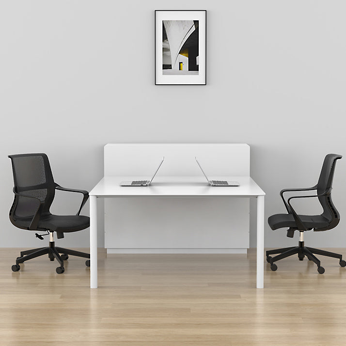 Modern Style Office Chair Mid Back Fixed Arms Ergonomic Mesh Task Chair