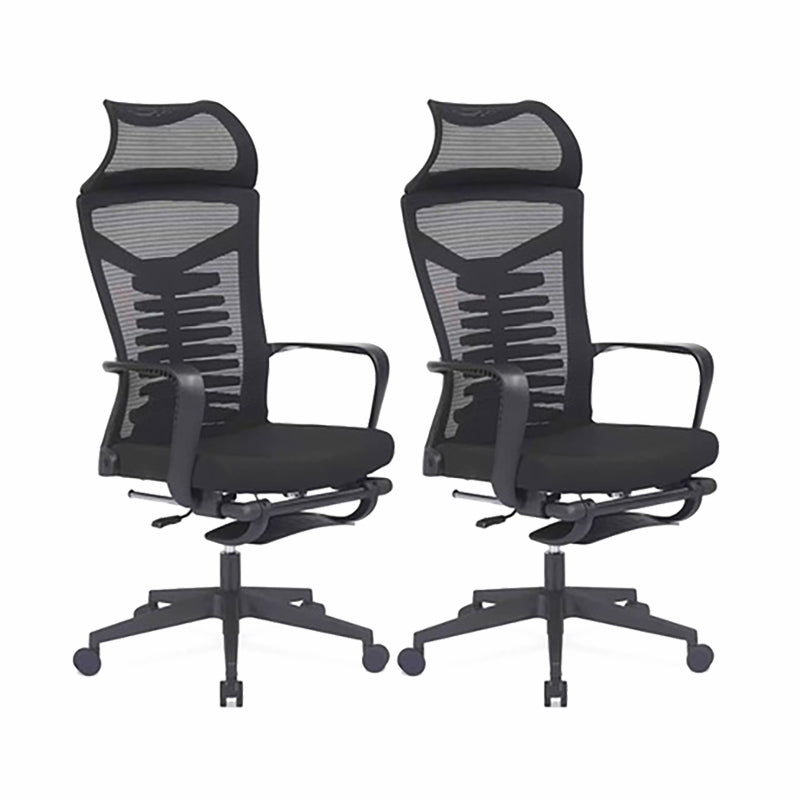 Arms Included Swivel Chair Ergonomic Mesh High-Back Office Chair
