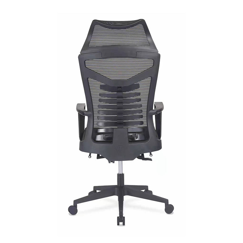 Arms Included Swivel Chair Ergonomic Mesh High-Back Office Chair