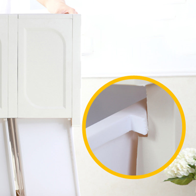 Plastic Matte Finish Storage Cabinet Contemporary Non-Hanging Armoire