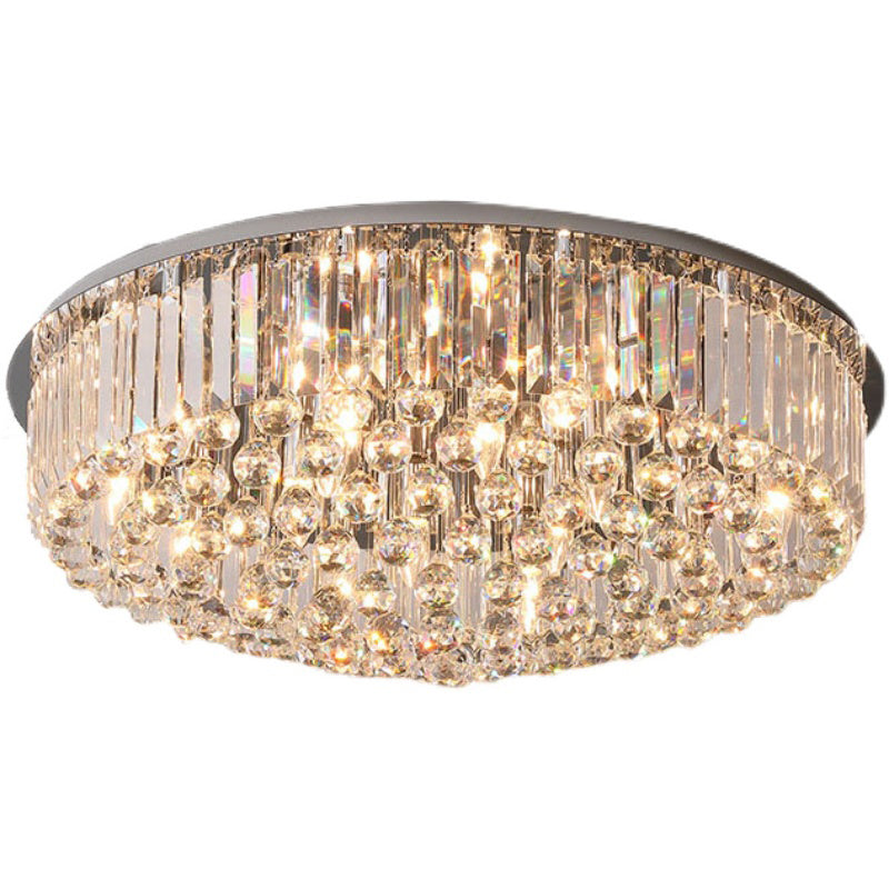 Ultra-Contemporary Flush Mount Lamp Crystal Ceiling Lighting for Bedroom