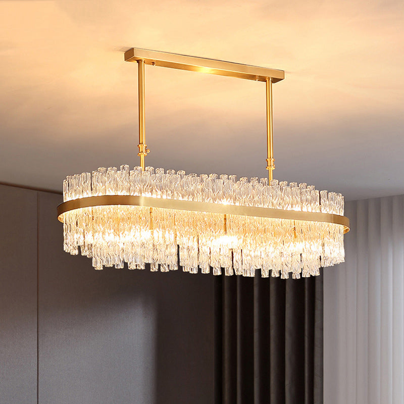 Modern Hanging Ceiling Light Crystal Pendant Lighting Fixtures for Dining Room