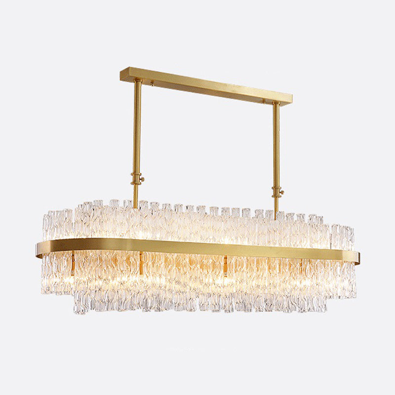 Modern Hanging Ceiling Light Crystal Pendant Lighting Fixtures for Dining Room