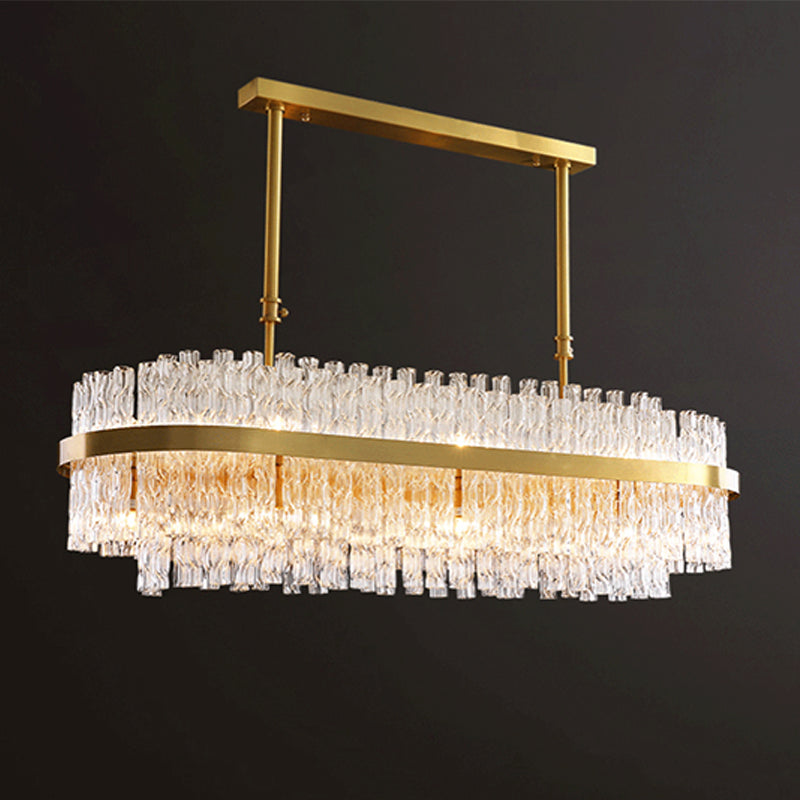 Modern Hanging Ceiling Light Crystal Pendant Lighting Fixtures for Dining Room