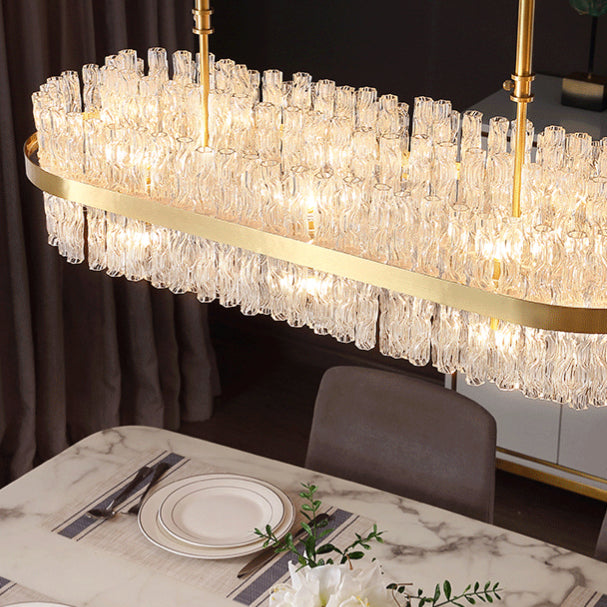 Modern Hanging Ceiling Light Crystal Pendant Lighting Fixtures for Dining Room