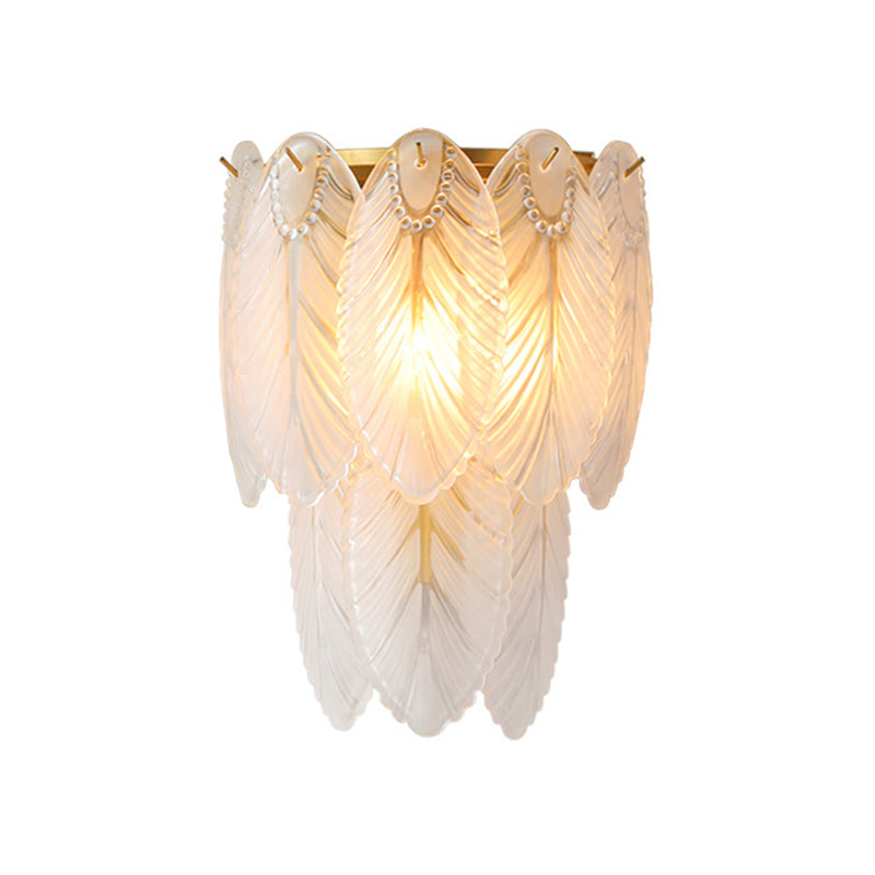 Geometric Sconce Light Fixture Modern Crystal Wall Light for Bedroom