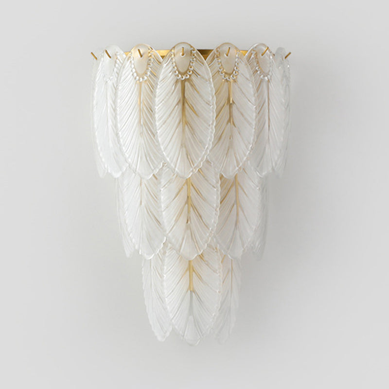 Geometric Sconce Light Fixture Modern Crystal Wall Light for Bedroom