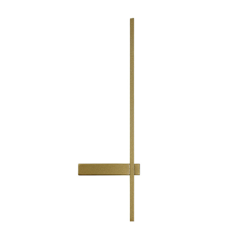 1-Light Linear Wall Light Modern Metal Wall Light Fixture for Bedroom