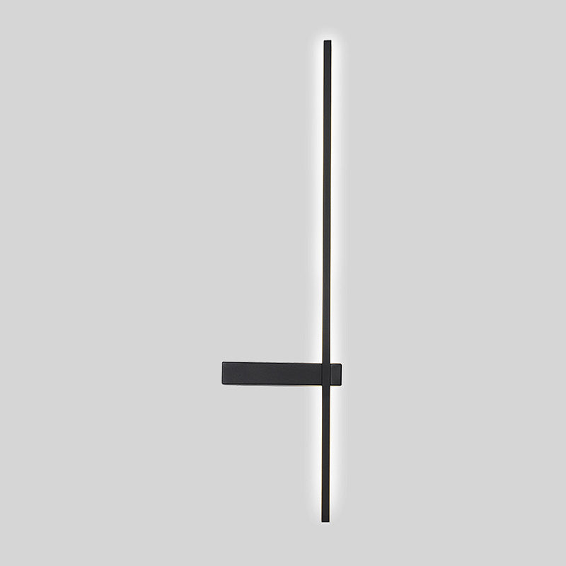 1-Light Linear Wall Light Modern Metal Wall Light Fixture for Bedroom