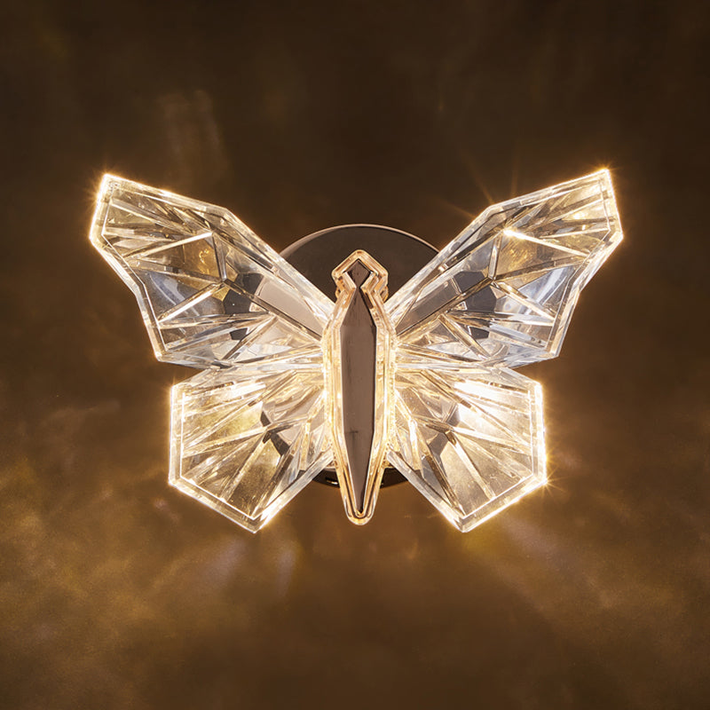 Nordic Style Metal Wall Light Butterfly Shape Wall Lamp for Children's Room