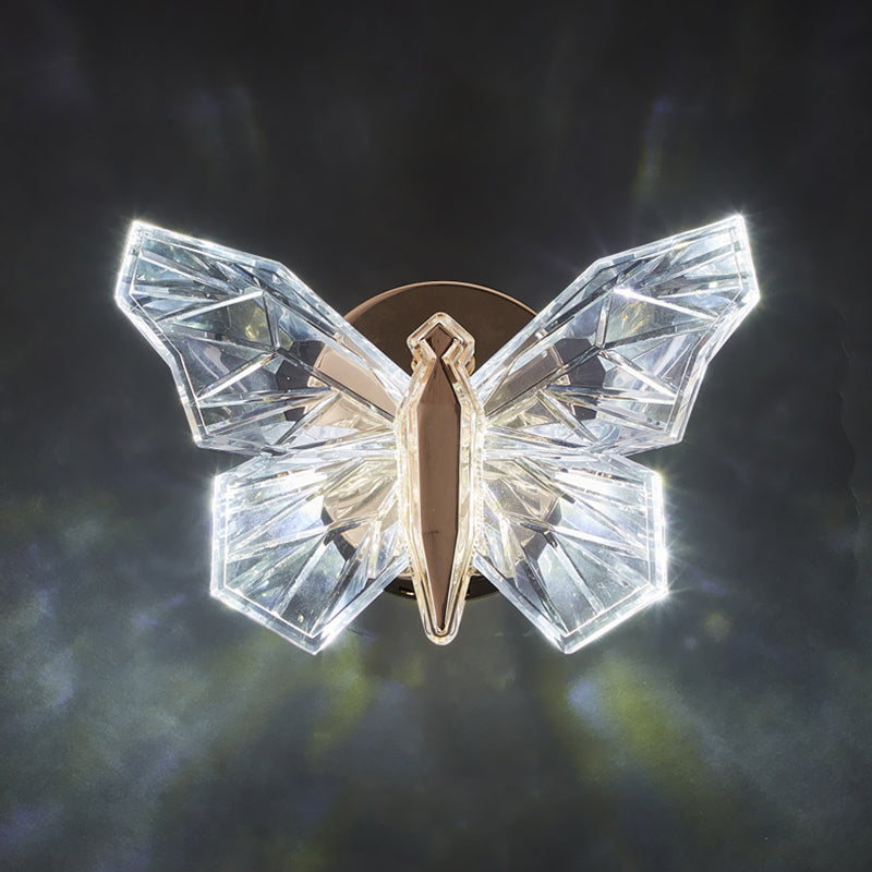 Nordic Style Metal Wall Light Butterfly Shape Wall Lamp for Children's Room