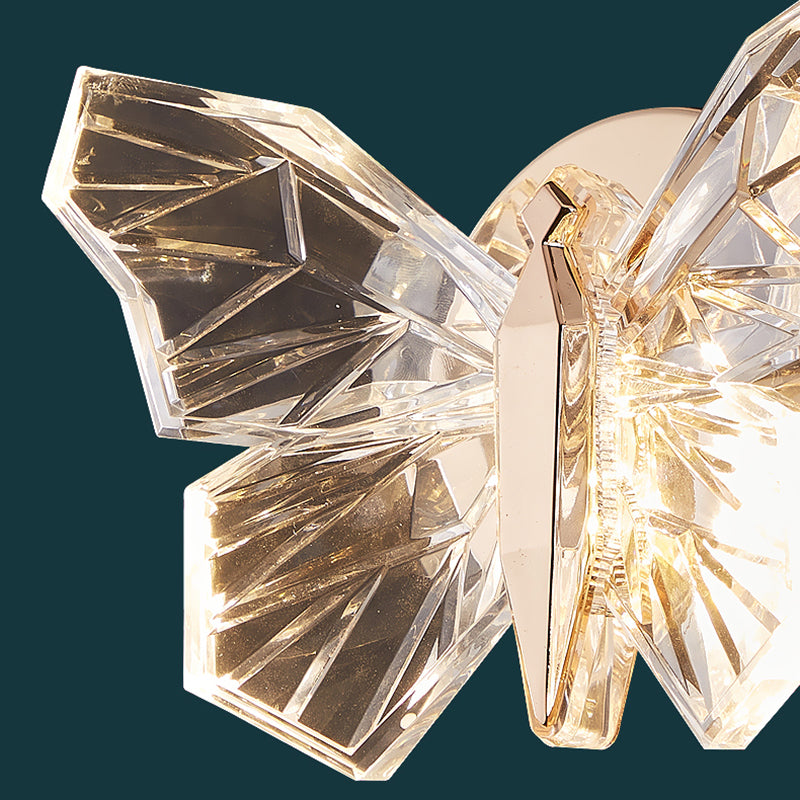 Nordic Style Metal Wall Light Butterfly Shape Wall Lamp for Children's Room