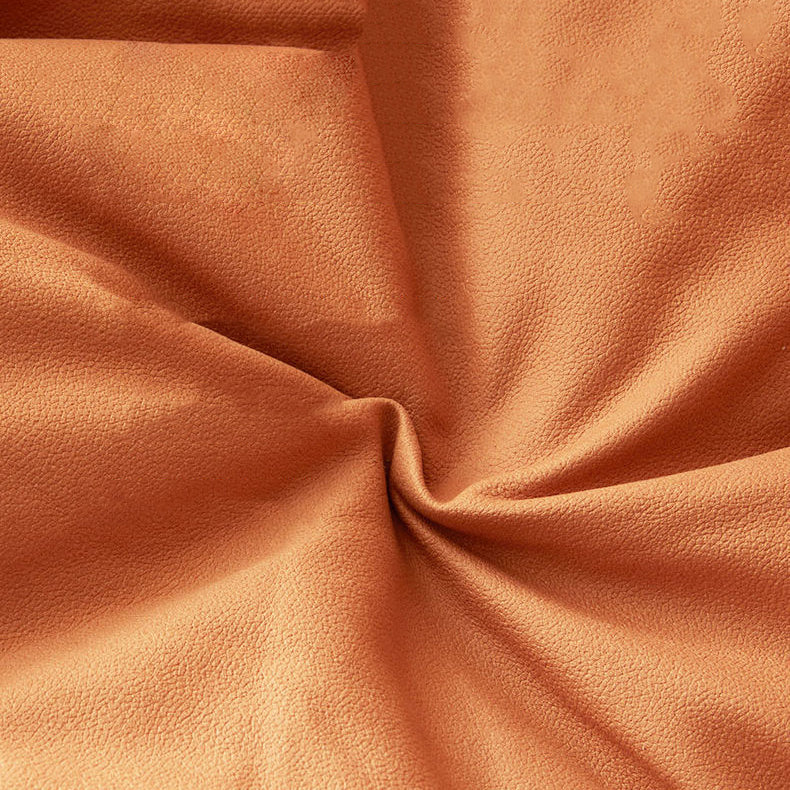 Leisure Glider Chair Pure Color Water Resistant Faux Leather Chair with Ottoman