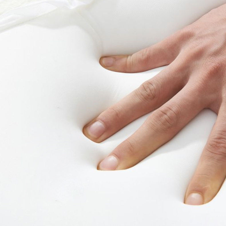 Leisure Glider Chair Pure Color Water Resistant Faux Leather Chair with Ottoman