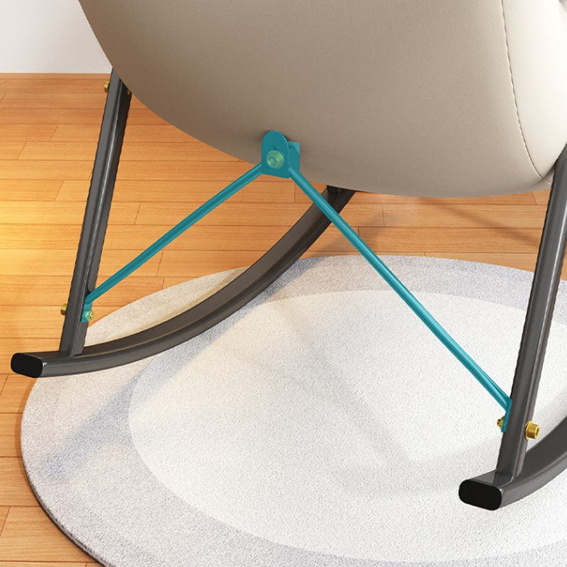 Bedroom and Balcony Single Simple Rocker Chair Waterproof Lazy Sofa Chair