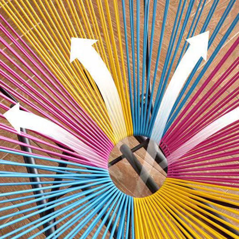 Modern Woven Rope Rocker Chair Rattan Rocking Chair for Living Room