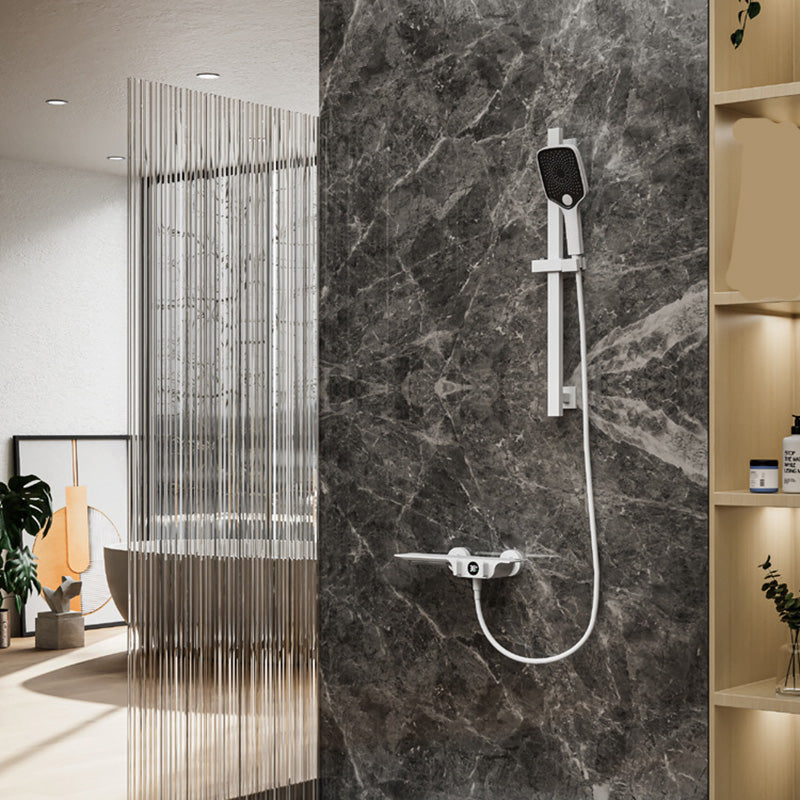 Modern Wall Mounted Faucet 2-Handle and 2-Hole Bath Faucet Trim