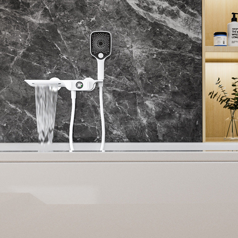 Modern Wall Mounted Faucet 2-Handle and 2-Hole Bath Faucet Trim