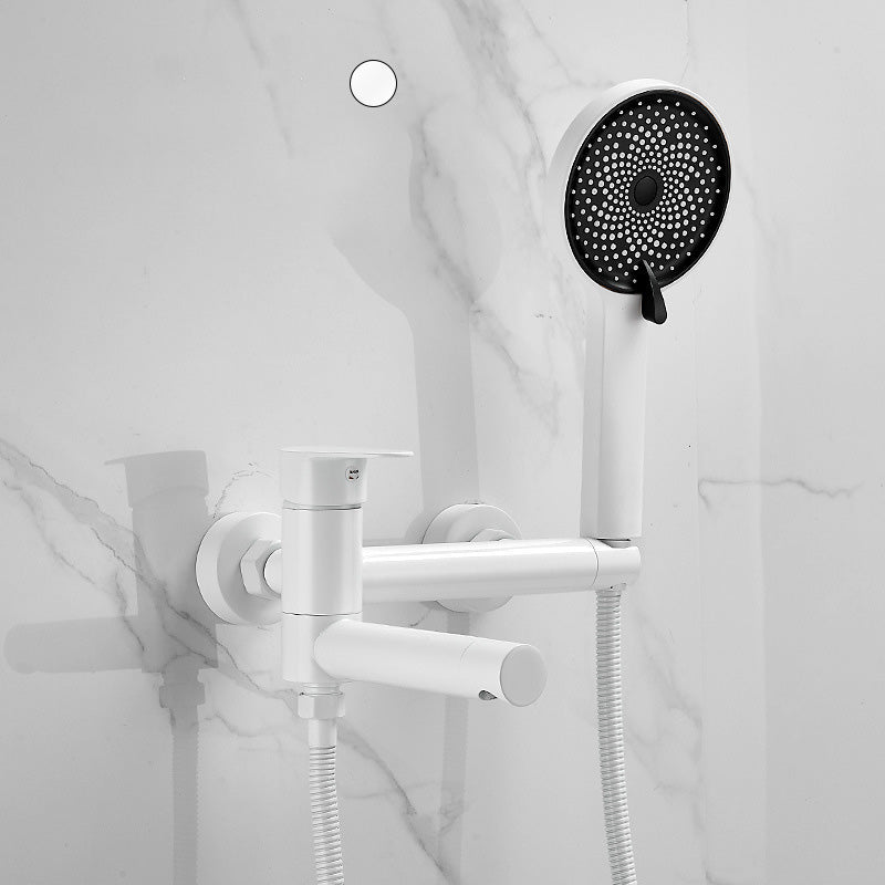 Modern Tub Spout Trim One Handle Wall Mount Tub Faucet with Handshower