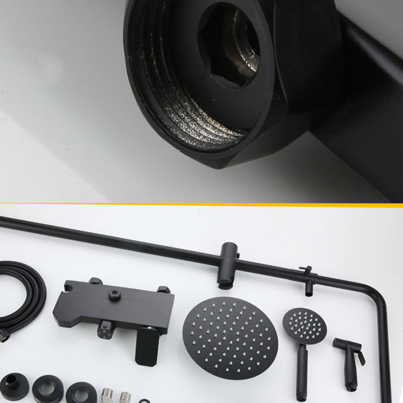 Modern Oval Swivel Shower Stainless Steel Shower Head Shower Faucet on Wall